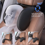 360° Adjustable Car Cervical Neck Pillow – Ergonomic U-Shape Memory Foam Headrest for close-up view