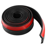 2.5M Car Lip Skirt Protector Exterior Mouldings Car Front Bumper Lip Universal 60mm W alternate view