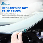Foldable Sun Umbrella for BMW X1 U11 2022-2023 IX1 | Windshield Sun Shade with Anti-UV close-up view