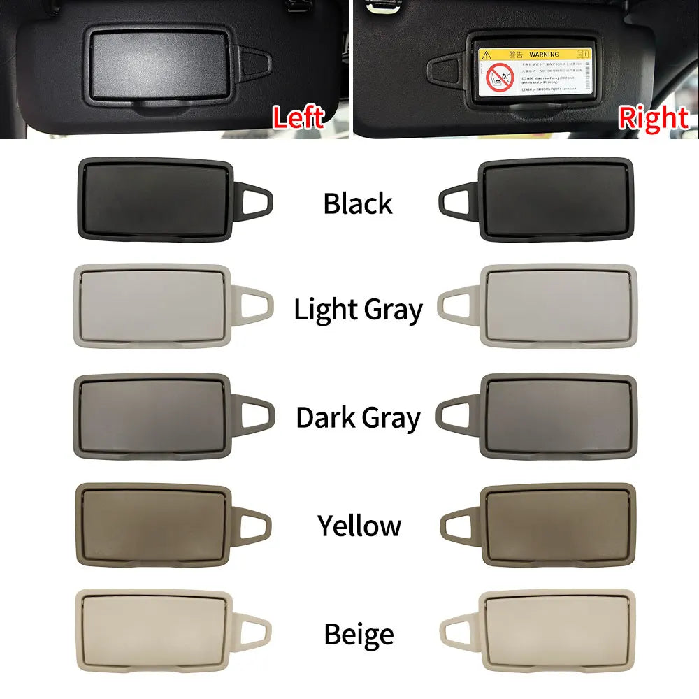 Car Interior Front Sun Shade Visor Makeup Cosmetic Mirror Cover For Mercedes Benz C GLC Class W205  W253 C180 C200 GLC260 GLC300