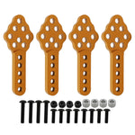 Aluminum Shock Absorber Mount for 1/10 RC Crawler Axial SCX10 90046 90047 D90 D110 close-up view