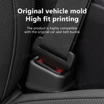 Car Seat Belt Slot Holder Silicone EVA 2 Pack close-up view