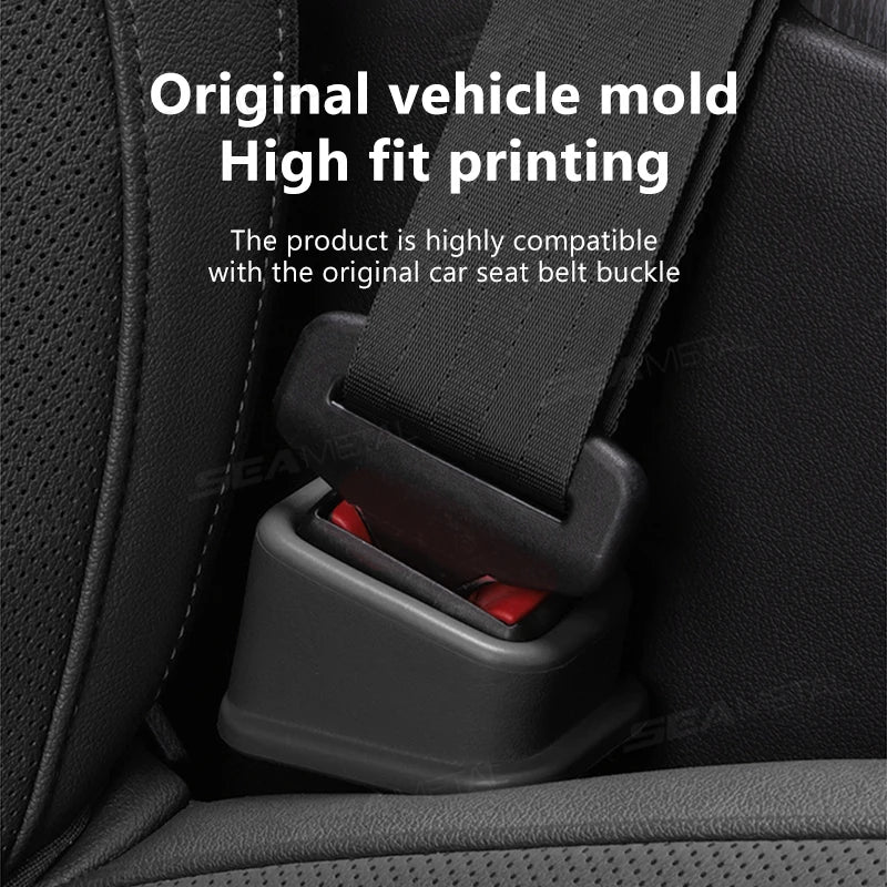 Car Seat Belt Slot Holder Silicone EVA 2 Pack close-up view