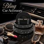 Rhinestone Car Phone Holder Universal Air Vent Mobile Phone Stand Mount Auto Interior, Christmas Hal