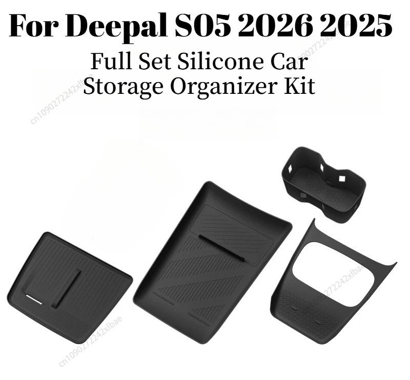 Automotive Interior Wireless Charging Pad Central Control Storage Sundries Box Cup Holder Accessories For Deepal S05 2026 2025