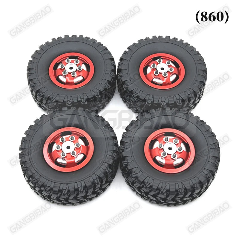 MN82 Remote Control Car Upgrade Metal Front and Rear Axle Drive Shaft Shock Absorber Tire for MN 1/12 MN82T LC79 MN82S MN82Pro