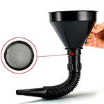 Universal Telescopic Car Refueling Funnel Engine Oil Filter Transfer Funnels Foldable Portable Funne