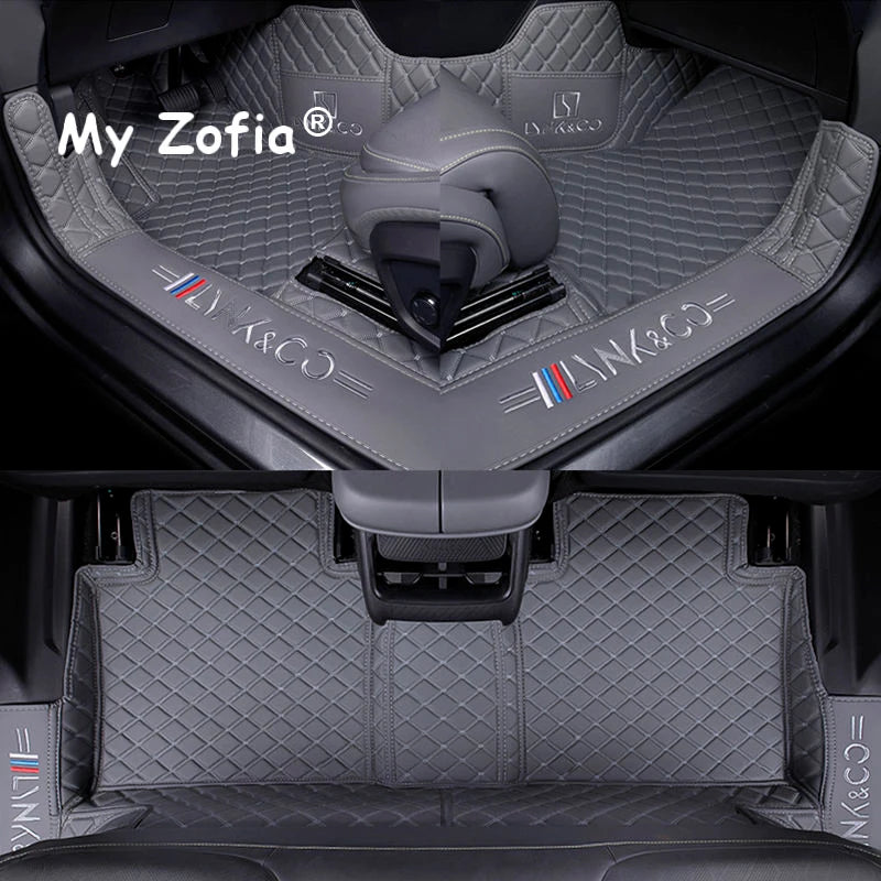 For Lynk & Co 08 EMP 2025 2026 Car Floor Mats Single Double Layer Wire Custom Foot Pads Salon Carpet Cover Interior Accessories