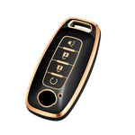Soft TPU Keyfob Cover Case Keychain for Nissan 2025 2026 Armada PRO 4-X Versa X-Trail T33 Serena Rouge Kicks Pathfinder Ariya