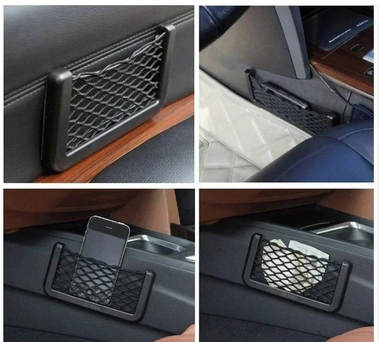 Car Storage Bag Net Pocket Hanging Ornament