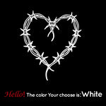 Diy Love Thorn Bow Stickers Voiture Figure Diy Adhesive Window Car Stickers Waterproof A detail view