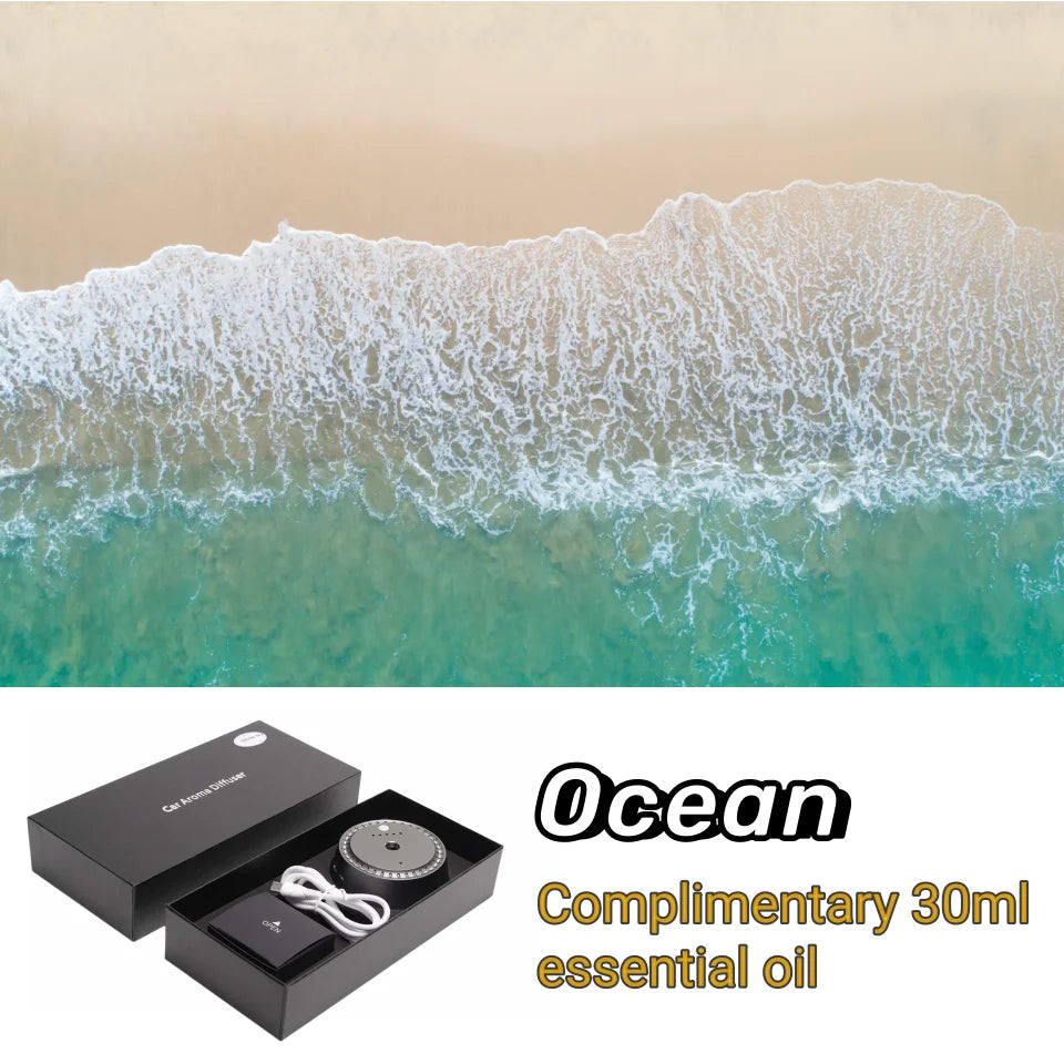 Car Mounted Intelligent Spray Car Air Freshener | Long-Lasting Alloy Car Fragrance detail view