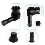 Motorcycle Tire Valve Stems | 90 Degree CNC Aluminum Alloy Rim Valve lifestyle view