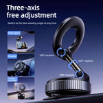 ABS Foldable Magnetic Car Phone Holder N52 Magnet 360° Rotatable alternate view