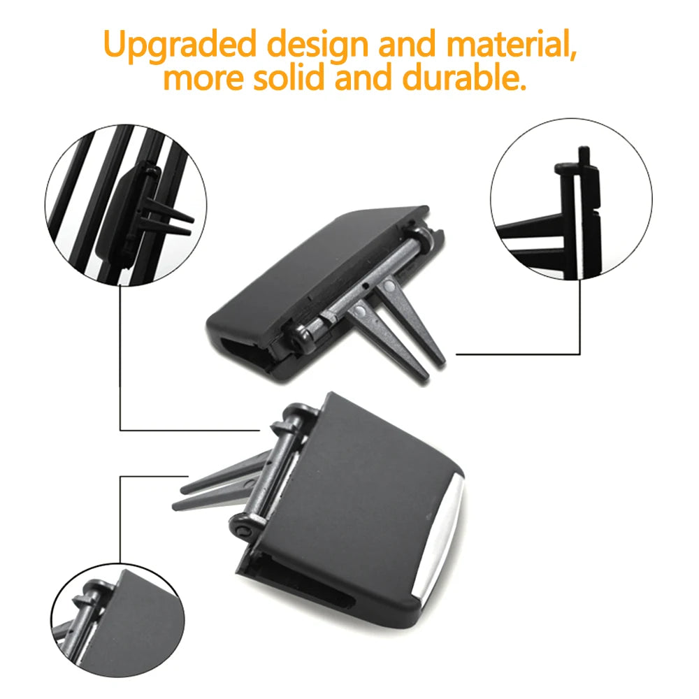 Car Interior Accessories Front / Rear Center A/C Air Conditioning Vent Outlet Tab Clip Repair Kit for BMW X5 E70 X6 E71 E72