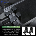 2pcs For Seat Arona/lbiza 2018-2026 Adjustable Elevation Bracket Armrest for Volkswagen VW Polo MK6 2018-2026 Taigo 2022-26