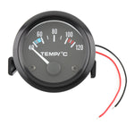 Car Ammeter Voltmeter 12V 60-0-60 AMP Gauge 2" 52MM | Universal Volt Meter for Cars Bo close-up view