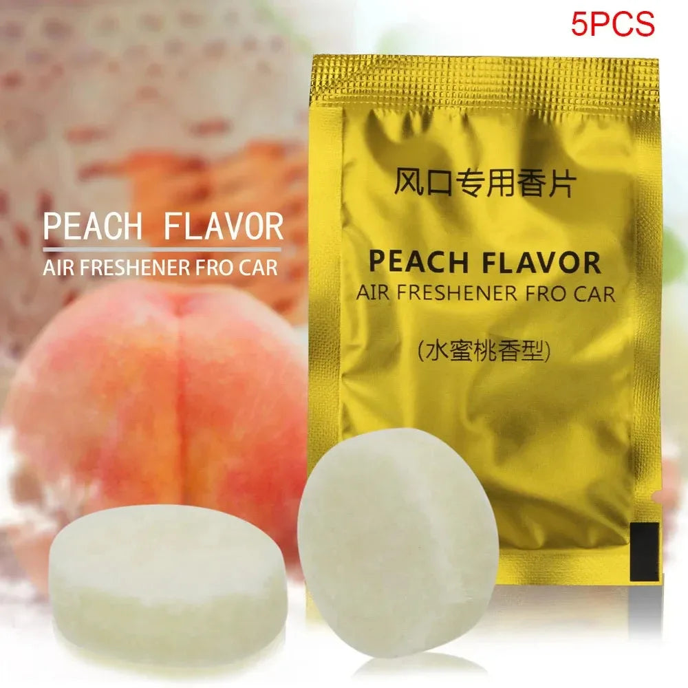 5Pcs Car Air Fresheners Refill Tablets | Solid Scent Refill Set for Car Vent Clips additional angle