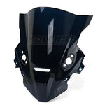 YOLENSE Double Bubble Windscreen for CFMOTO 675SR 675SR-R | Motorcycle Wind Deflector close-up view