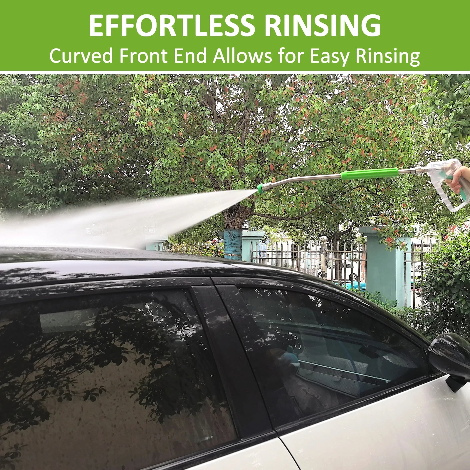 Stainless Steel Pressure Washer Extension Wand | 21-Inch Power Washer Wand with 1/4" lifestyle view