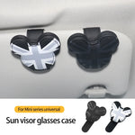 Car Glasses Case Sunglasses Holder For Mini Cooper F54 F55 F56 F60 R55 R56 R60 U25 F65 J01 Universal Storage Portable Clip