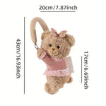 Cute Bear Napkin Organizer Car Tissue Holder for Seat Back Headrest SUVs MPVs Trucks