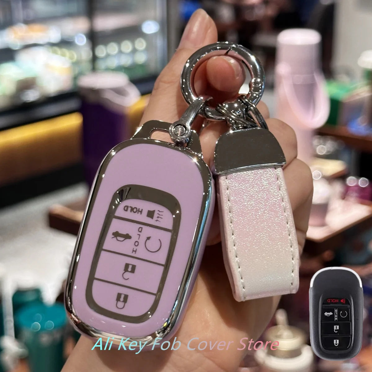 Honda Key Fob Cover & Protector – Soft TPU Case for 2022–2024 Civic, Accord, HR-V, Pi lifestyle view