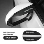 For JAECOO PVC Car Rearview Mirror Eyebrow Rain Visor Sun Shade Rainproof Cover J7 J8 PHEV Omoda C9