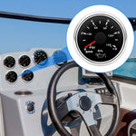 HD 2" 52mm Oil Pressure Gauge Meter 0-10Bar 0~150PSI | With 7 Colors LED Backlight and close-up view