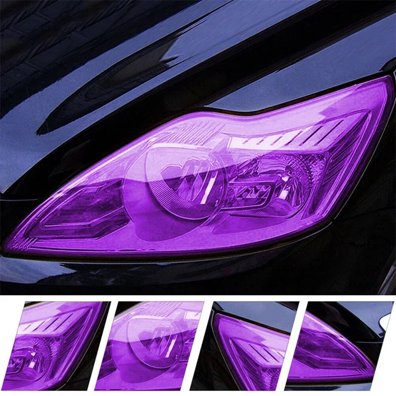 30x60cm Car Headlight Taillight Films Colorful Auto Vinyl Waterproof Protective Stickers Car