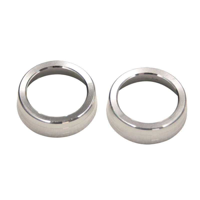 2pcs AC Function Knob Decoration Ring Center Console Air Conditioning Control Trim Co alternate view
