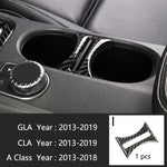 Car Styling Carbon fiber interior button panel Decoration Cover Trim Sticker frame For M detail view