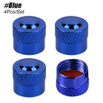 4PCS Tire Valve Stem Caps with O Rubber Ring | Universal Corrosion Resistant Stem Cov alternate view