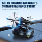 Car Solar Rotation Helicopter Aromatherapy Aircraft Long-Lasting Fragrance Car Dashboard Ornament Decoration Accessaries