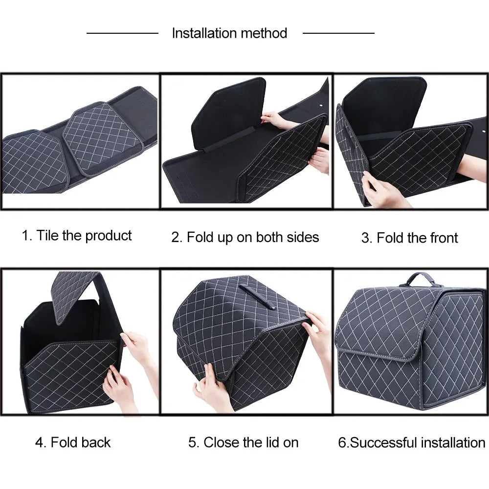 Large Capacity Car Trunk Organizer Box
