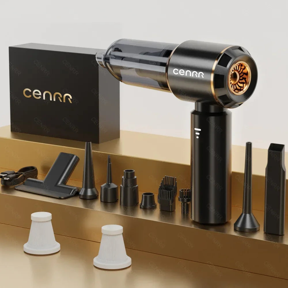 CENRR 360000PA Cordless Car Vacuum Cleaner | Powerful Handheld Portable Vacuum for Ca lifestyle view