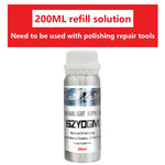 Car Headlight Restoration Kit Car Accessories Headlight Repair Polish Kit Headlamp Ant close-up view
