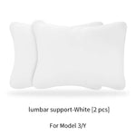 OULEX Tesla Model 3 & Model Y Nappa Leather Car Seat Neck Pillow – Ergonomic Memory F lifestyle view