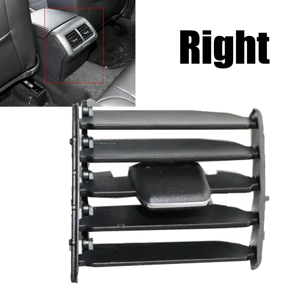 Car Interior Color Black Rear AC Air Vent Center Air Vent Grill Stable Characteristics ABS Material High Reliability