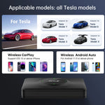 CarlinKit Wireless CarPlay Android Auto Adapter for Tesla Model 3 Y S X | Auto Conn additional angle