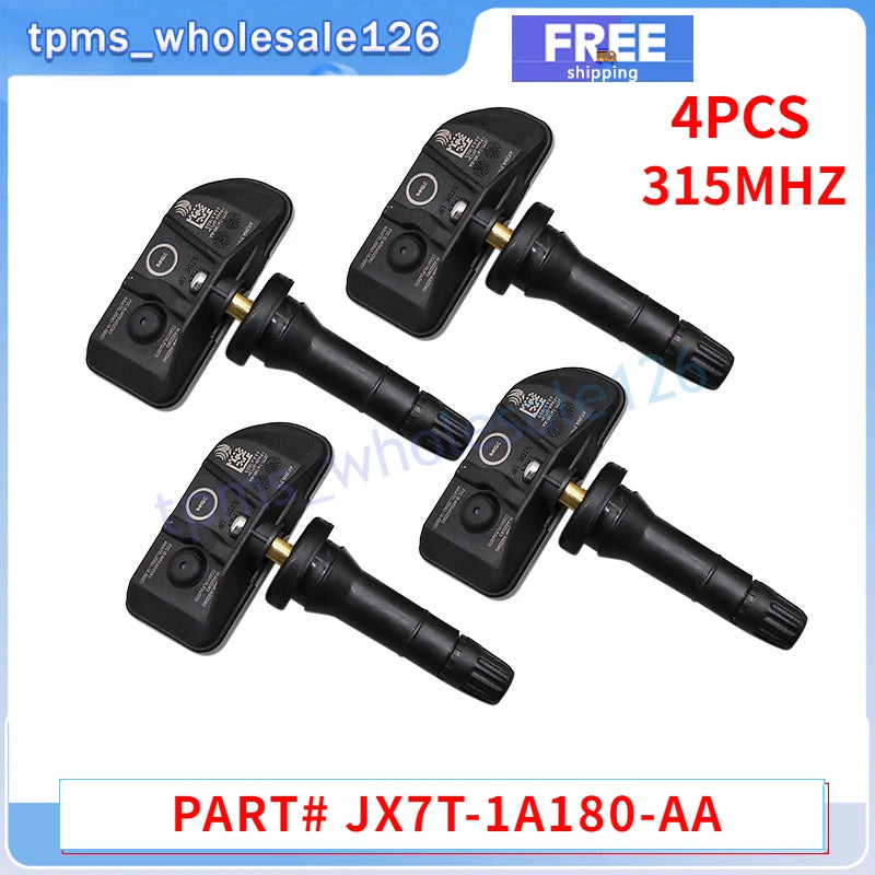 315MHZ TPMS 4PCS Tire Pressure Monitor Sensor | For 2020 Ford Lincoln