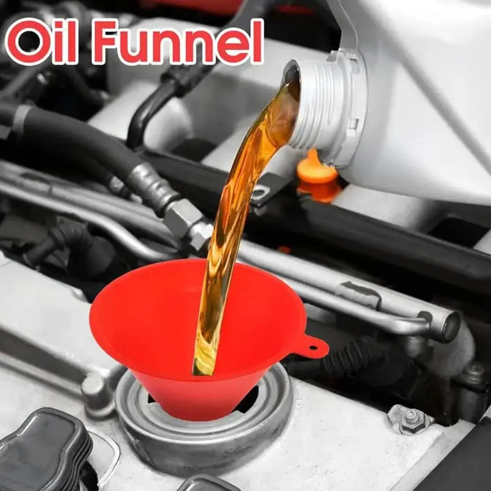 4 Sizes Car Plastic Funnels Refueling Liquid Funnels Tools Oil Filling Equipment Ca additional angle