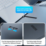 Folding Car Tray Table | Steering Wheel Desk Mount for Laptop and Food detail view