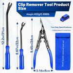 3Pcs Car Trim Removal Tool Kit, Panel Clip Remover Plier for Car Stereo Door Dash Inte close-up view