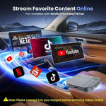 4G+64G/2G+32G Android Smart AI Box Wireless CarPlay Android Auto TV Box For Youtube Ne close-up view
