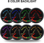 52MM Rudder Position Indicator with Sensor | Waterproof Rudder Angle Display 0-190 Oh alternate view