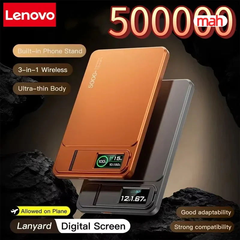 Lenovo CCC 10000mAh Slim Jump Starter | Magnetic Wireless Fast Charge Power Bank alternate view