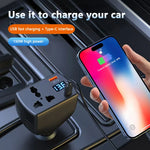 2025 Inverter 150W DC 12V To DC 220V Auto Power Inverter Car Voltage Converter Adapter close-up view