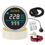 Universal 52mm LCD Digital GPS Speedometer with Antenna | MPH Knot Km/h COG Gauge for lifestyle view