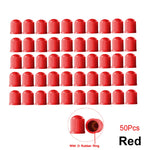 10/25/50/100Pcs Universal Plastic Tire Valve Caps for Cars, Trucks, Motorcycles, and alternate view